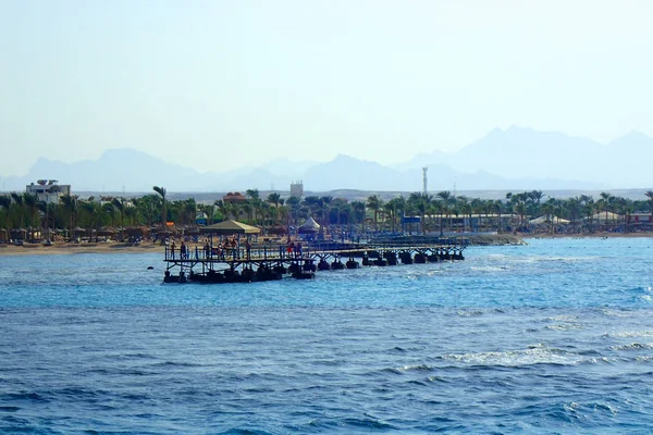 Vue du bateau de mer — Photo