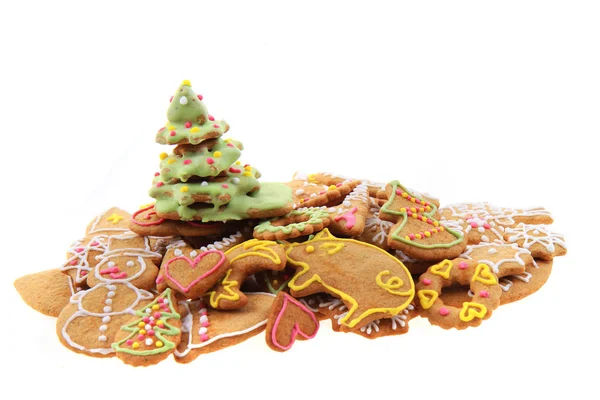 Christmas ginger bread isolated — Stock Photo, Image