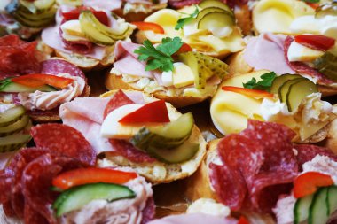 özel czech tek taraflı sandviç arka planı