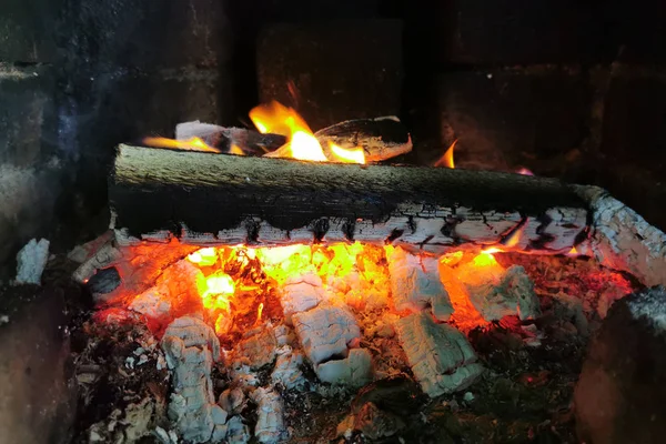 Абстрактная текстура пламени огня — стоковое фото