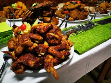 ızgara tavuk kanadı