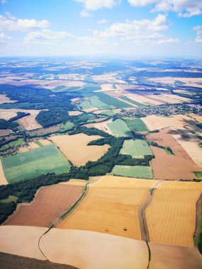 Uçaktan Czech manzarası