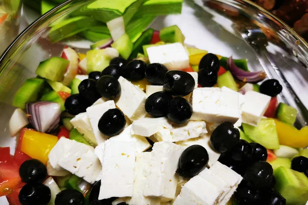 Textura de ensalada de greece — Foto de Stock