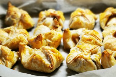 Küçük czech elmalı kekler