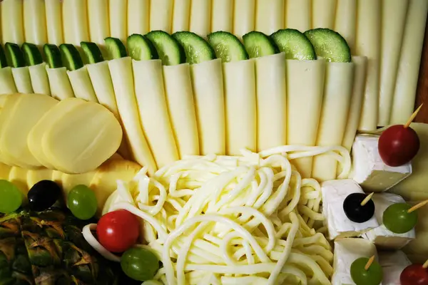 Коллекция сыра как очень хороший пищевой фон — стоковое фото