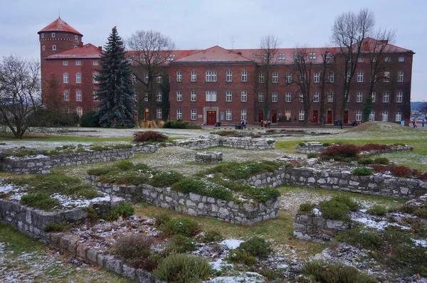 Viejo Castillo Krakow Wawel Polonia —  Fotos de Stock