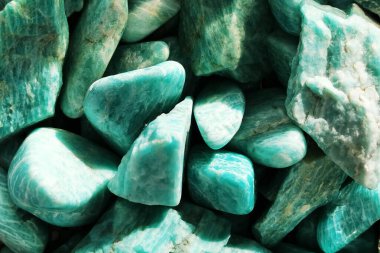 amazonite mineral texture as very nice natural background clipart