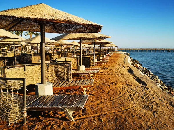 Plage Egypte Comme Très Beau Fond — Photo