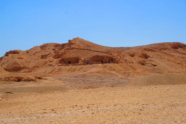 Dalen Kungarna Egypten Med Blå Himmel — Stockfoto