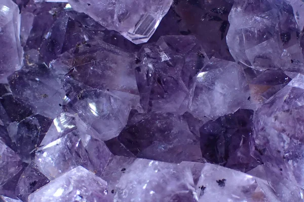 Violette Amethyst Textur Als Sehr Schöner Natürlicher Hintergrund — Stockfoto