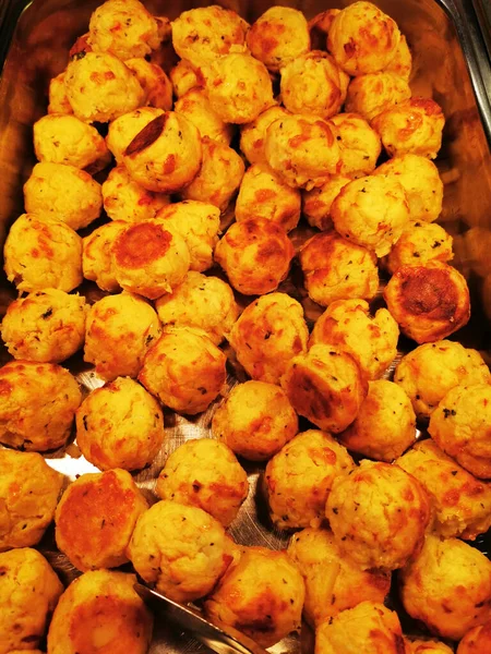 Taze Patates Kroketi Çok Güzel Bir Yemek Geçmişi Var — Stok fotoğraf