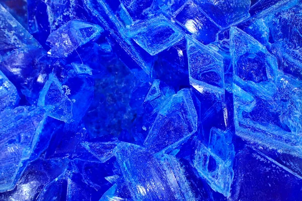 Blaue Vitriol Mineraltextur Als Schöner Hintergrund — Stockfoto
