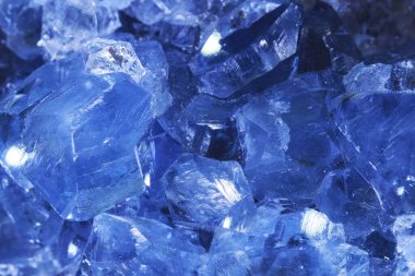 Çok güzel doğal bir arkaplan olarak Celestine mineral dokusu