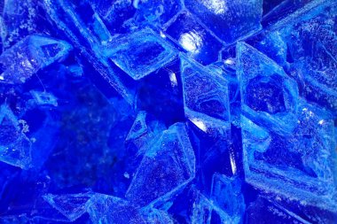 Mavi vitriol mineral dokusu güzel arkaplan olarak