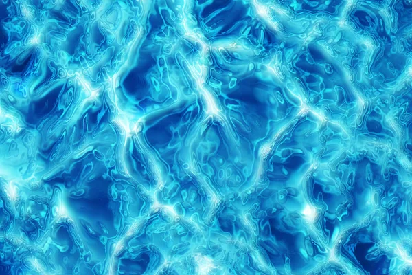Abstracte Watertextuur Als Eenvoudige Blauwe Achtergrond — Stockfoto