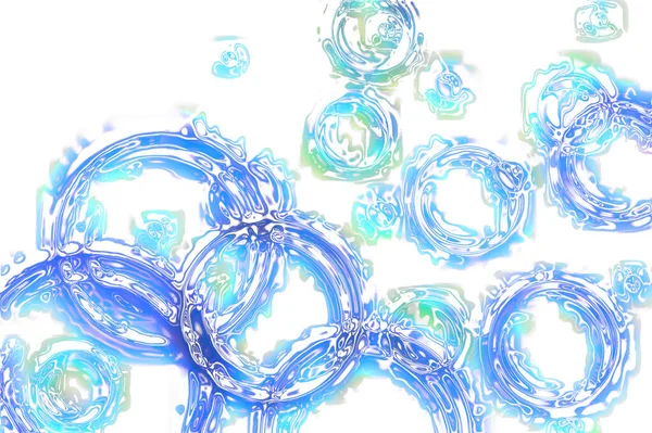 浅蓝色背景的抽象水质感 — 图库照片