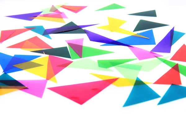 抽象的な色の三角形のテクスチャは — ストック写真