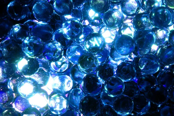 Blue Glass Balls Texture Very Nice Background — Stock Photo, Image