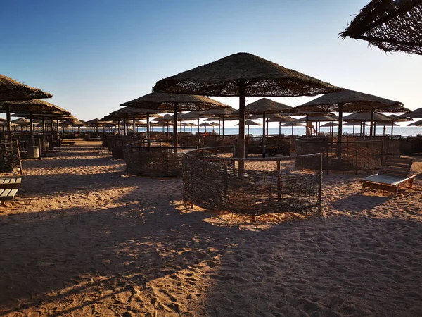 Playa Egipto Como Fondo Muy Bonito —  Fotos de Stock