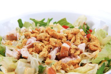 Gurme Ceasar salatası çok güzel bir arka plan.