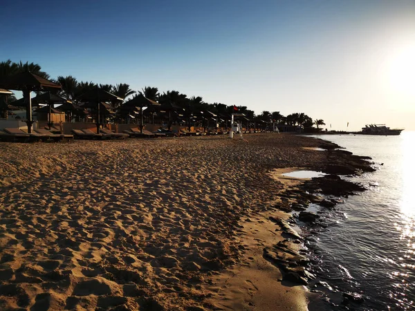 Пляж Єгипті Дуже Гарний Фон — стокове фото