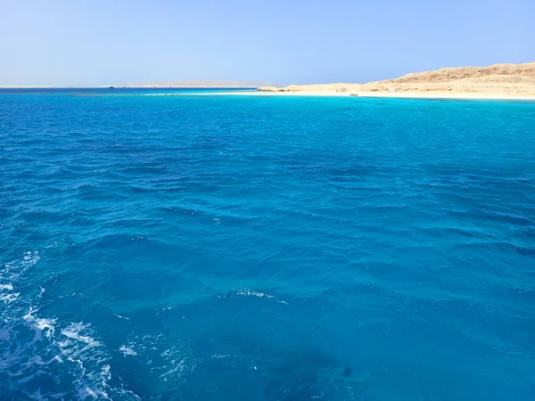 Θέα Από Σκάφος Θαλάσσης Στην Αίγυπτο Ερυθρά Θάλασσα — Φωτογραφία Αρχείου