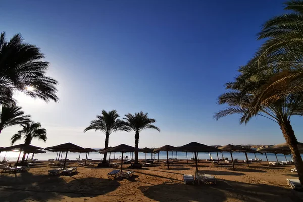 Strand Egypt Als Zeer Mooie Achtergrond — Stockfoto