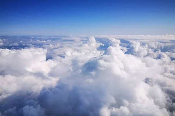 Chmury Samolotu Jako Bardzo Ładne Tło — Zdjęcie stockowe