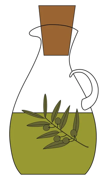 Vecteur Huile Olive Eps — Image vectorielle