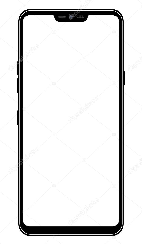 modern smartphone vector eps 10