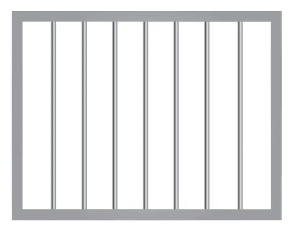 Window Prison Bars Vector Eps — Stock Vector