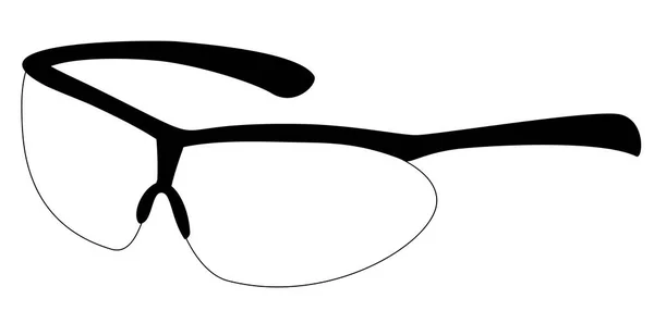 Gafas Modernas Silueta Vector Eps — Vector de stock