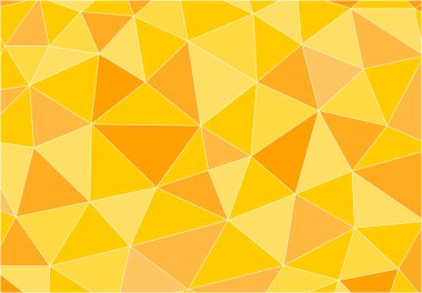Sarı poligonal vektör arka plan vektör eps 10