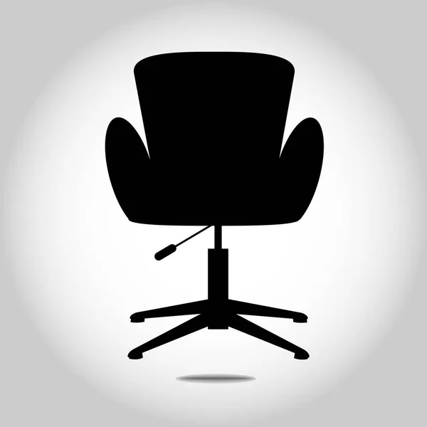 Modern Comfortable Elegant Stylish Chair Icon Vector Eps — Stock Vector
