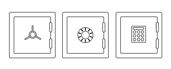 Dinero Seguro Icono Icono Eps — Archivo Imágenes Vectoriales