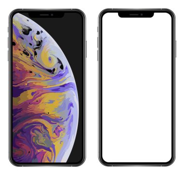 Yeni gerçekçi cep telefonu siyah smartphone içinde Apple iphone Xs Max