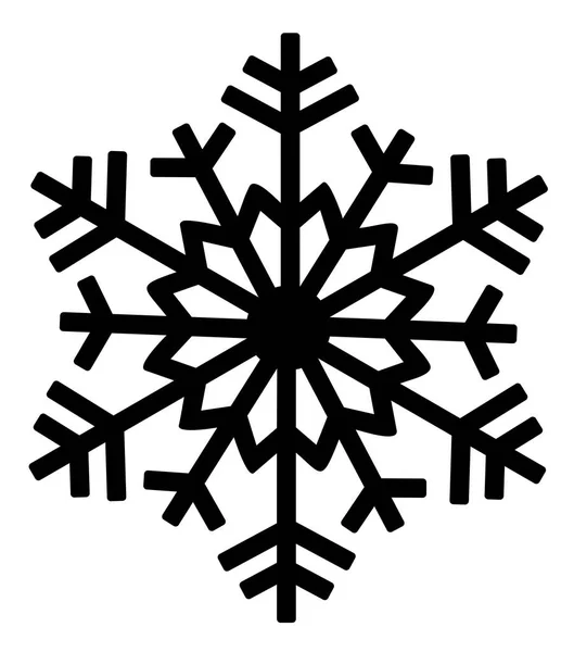Icy Snowflake Vector Eps — Stock Vector