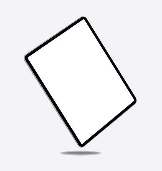 Tablet Computador Branco Para Vetor Mockup Eps —  Vetores de Stock