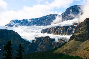 Crowfoot Buzulu, Kanada 'nın Alberta kentinde, Banff Ulusal Parkı' nda, Louise Gölü ve Icefields Parkway yakınlarında yer alır. Buzul geri çekildi, artık ilk kaşiflerin adlandırdığı buzullara benzemiyordu..