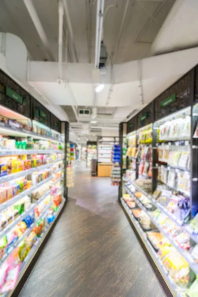 Süpermarket Koridor Hareket Bulanıklığı — Stok fotoğraf