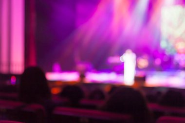 Konser Haritayı bulanıklık ışık