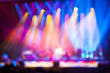 Konser Haritayı bulanıklık ışık