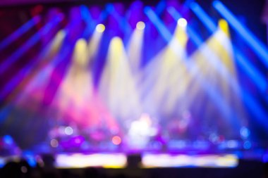 Konser Haritayı bulanıklık ışık