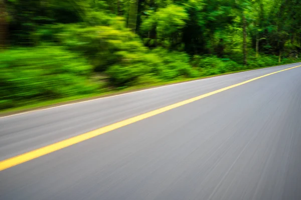 Motion Blurred Highway Mountains — Stock Photo, Image
