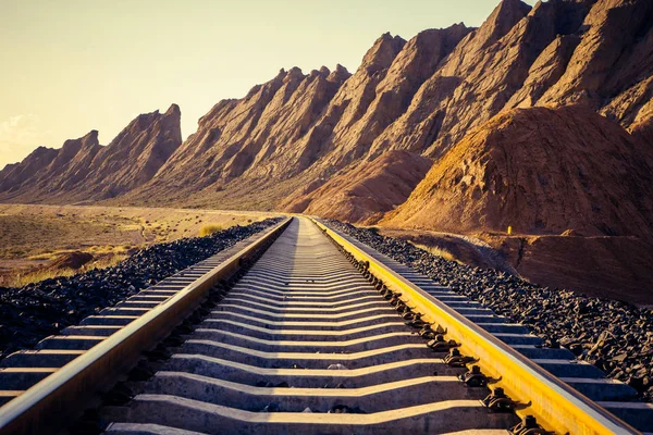 Järnvägen Berget Kina — Stockfoto