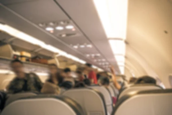 Blur Airplane Boarding — Stock Photo, Image