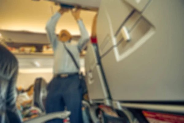 Blur Airplane Boarding — Stock Photo, Image