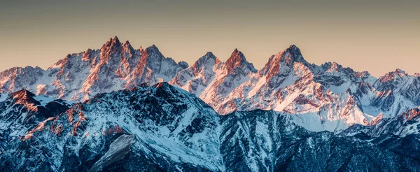 中国四川省の雪山 — ストック写真