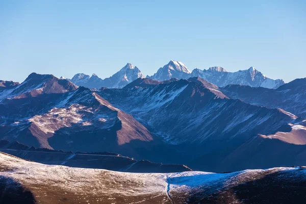 中国の冬の雪山 — ストック写真