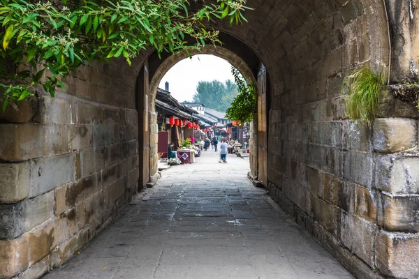 中国四川省の旧市街 — ストック写真